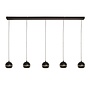 Modern - Design - Hanglamp  - Zwart - 5 Lichts - Bilia