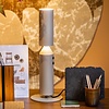 ETH Moderne Design tafellamp pencil 2-lichts zandkleur