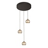 Freelight Moderne Design hanglamp Bilia 3-lichts goud