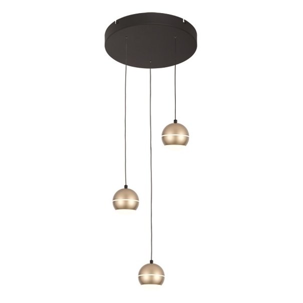 Freelight Moderne Design hanglamp Bilia 3-lichts goud