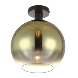 Plafondlamp Gradiente Ø30 cm goud glas