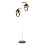 Moderne - Design - Vloerlamp - 2 Lichts - Goud - Aureol