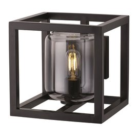 Wandlamp Dentro smoke glas