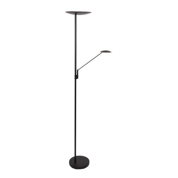 Steinhauer Moderne - Vloerlamp - Uplight - Zwart - LED - Daphne