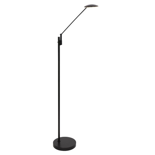 Steinhauer Moderne - Vloerlamp - Leeslamp - Zwart - Daphne