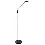 Moderne - Vloerlamp - Leeslamp - Zwart - Daphne