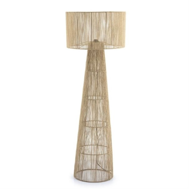 By Boo Landelijke - Oosterse - Vloerlamp - Jute - 1 lichts - Oshu