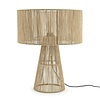 By-Boo Landelijke Oosterse tafellamp Oshu 1-lichts Jute