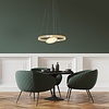 Steinhauer Design Moderne hanglamp Ringlux Double Ø60 cm LED goud