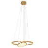 Steinhauer Design Moderne hanglamp Ringlux Double Ø60 cm LED goud