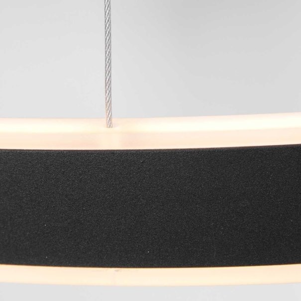 Steinhauer Design - Moderne - Hanglamp - Geïntegreerd led - Zwart - Ringlux