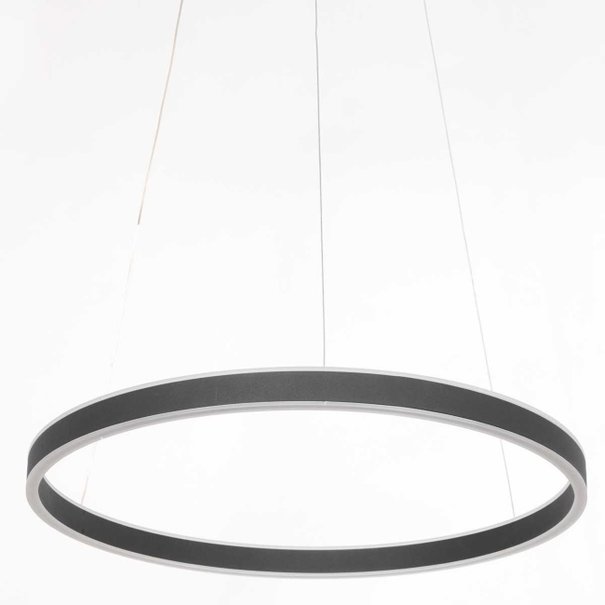 Steinhauer Design Moderne hanglamp Ringlux Ø60 cm LED zwart