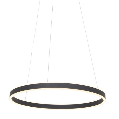 Design Moderne hanglamp Ringlux Ø60 cm LED zwart