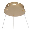 Steinhauer Design Moderne hanglamp Ringlux Ø60 cm LED goud