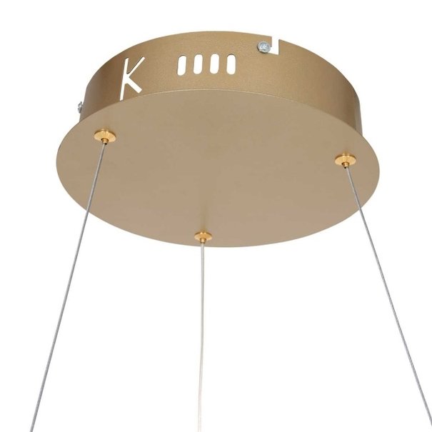 Steinhauer Design Moderne hanglamp Ringlux Ø60 cm LED goud