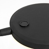 Mexlite Moderne Leeslamp Platu 1-lichts zwart