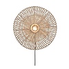 GOOD & MOJO Landelijke Ibiza Stijl wandlamp Zanzibar Ø55 cm wit