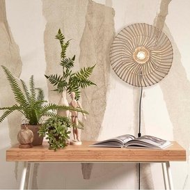 Wandlamp Zanzibar Ø40 cm wit