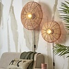 GOOD & MOJO Landelijke Stoere wandlamp Tanami Ø55 cm naturel
