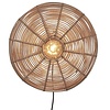 GOOD & MOJO Landelijke Ibiza Style wandlamp Tanami Ø40 cm naturel