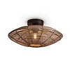 GOOD & MOJO Landelijke Stoere plafondlamp Tanami Ø40 cm naturel