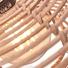 GOOD & MOJO Landelijke Stoere plafondlamp Tanami Ø40 cm naturel