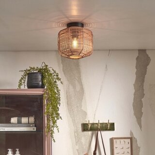 Plafondlamp Tanami Ø25 cm naturel