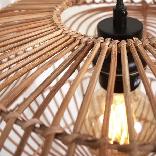 GOOD & MOJO Landelijk ibiza stijl hanglamp Madeira Ø48 cm naturel