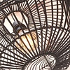GOOD & MOJO Landelijk Retro hanglamp Madeira Ø48 cm zwart