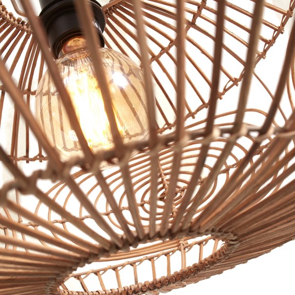 GOOD & MOJO Landelijk Stoere vloerlamp Madeira bamboe