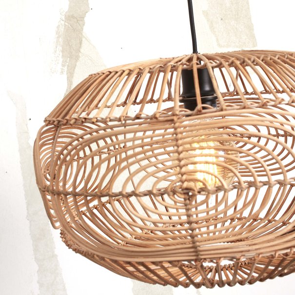GOOD & MOJO Landelijk Stoere vloerlamp Madeira bamboe