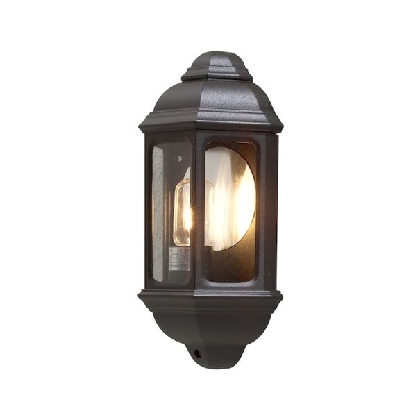Konstsmide Klassieke buiten wandlamp Cagliari zwart 1-lichts
