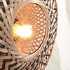 GOOD & MOJO Landelijke Stoere wandlamp Kalimantan Ø30 cm zwart naturel