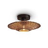 GOOD & MOJO Landelijke Ibiza Style plafondlamp Kalimantan Ø30 cm naturel