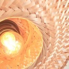 GOOD & MOJO Landelijke Ibiza Style plafondlamp Kalimantan Ø30 cm naturel