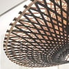 GOOD & MOJO Landelijke Stoere plafondlamp Kalimantan Ø30 cm zwart