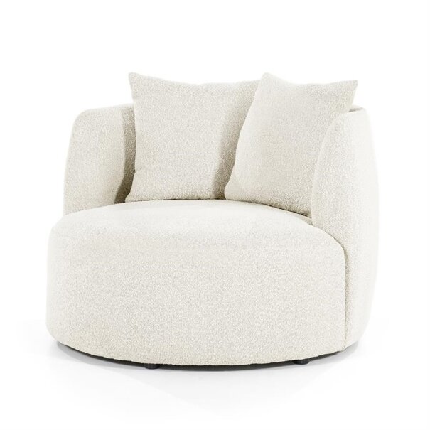 Eleonora Moderne Design fauteuil Louis boucle beige