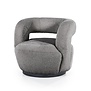 Moderne – Design - Fauteuil - Grijze - Boucle - Sharon