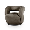 Eleonora Modern Scandinavisch fauteuil Sharon spark bruin