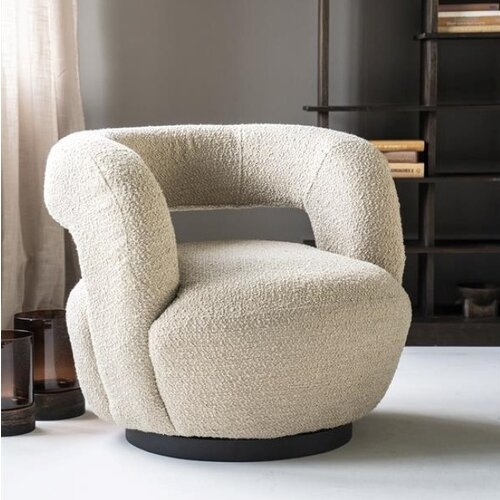 Scandinavische fauteuil Sharon spark zand