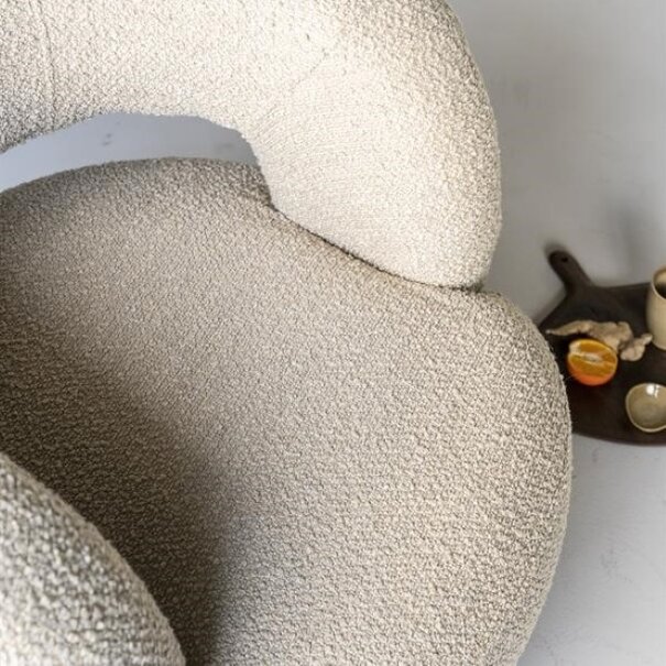 Eleonora Scandinavische fauteuil Sharon spark zand