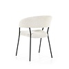 Eleonora Moderne eetkamerstoel Luka polyester beige