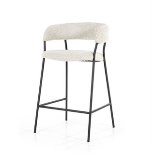 Barstoel Luka beige polyester
