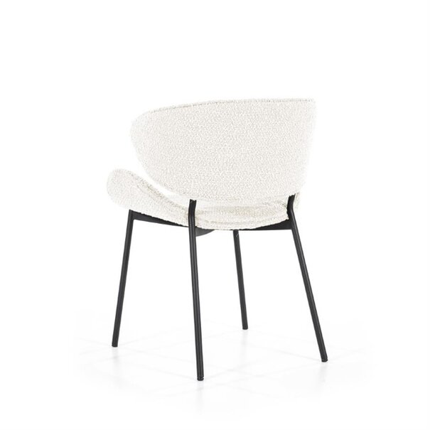 Eleonora Moderne Landelijke eetkamerstoel Tess beige