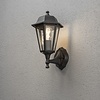 Konstsmide Klassieke buiten wandlamp Hexagon zwart 1-lichts
