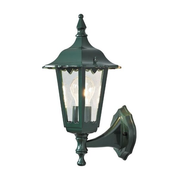 Konstsmide Klassieke buiten staande wandlamp Firenze 1-lichts groen