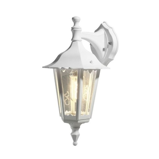 Konstsmide Klassieke - Buiten Wandlamp - Wit - 1-lichts - Firenze