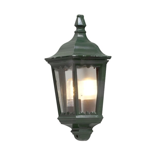 Konstsmide Klassieke buiten wandlamp Firenze Flush 1-lichts groen