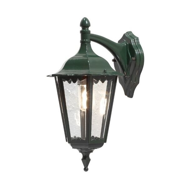 Konstsmide Klassieke buitenlamp Firenze Neerwaarts 1-lichts groen