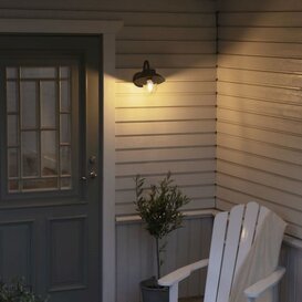 Buiten wandlamp Vega Mini zwart neerwaarts